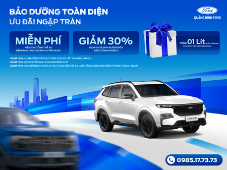 BẢO DƯỠNG TOÀN DIỆN - ƯU ĐÃI NGẬP TRÀN
