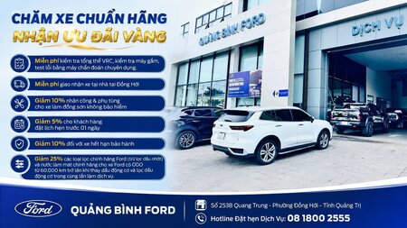 CHĂM XE CHUẨN HÃNG - NHẬN ƯU ĐÃI VÀNG