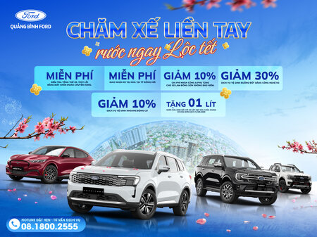 CHĂM XE LIỀN TAY – RƯỚC NGAY LỘC TẾT