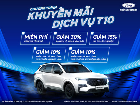 CHƯƠNG TRÌNH KHUYẾN MÃI DỊCH VỤ THÁNG 10/2024