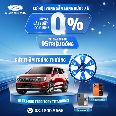 CƠ HỘI VÀNG – RƯỚC XẾ FORD NGAY TRONG THÁNG 5