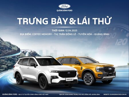 LÁI THỬ XE FORD - TRẢI NGHIỆM KHÁC BIỆT CÙNG QUẢNG BÌNH FORD TẠI HUYỆN TUYÊN HÓA