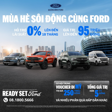 MÙA HÈ SÔI ĐỘNG CÙNG FORD - RƯỚC FORD CHỈ TỪ 79 TRIỆU