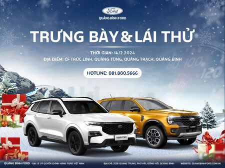 SỰ KIỆN TRƯNG BÀY VÀ LÁI THỬ QUẢNG TÙNG - QUẢNG TRẠCH