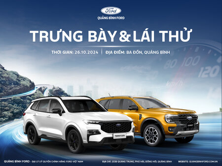 SỰ KIỆN TRƯNG BÀY VÀ LÁI THỬ TẠI BA ĐỒN, QUẢNG BÌNH