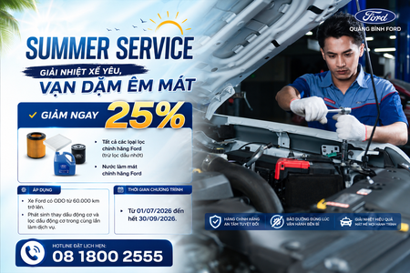 SUMMER SERVICE – GIẢI NHIỆT XE YÊU, VẠN DẶM ÊM MÁT