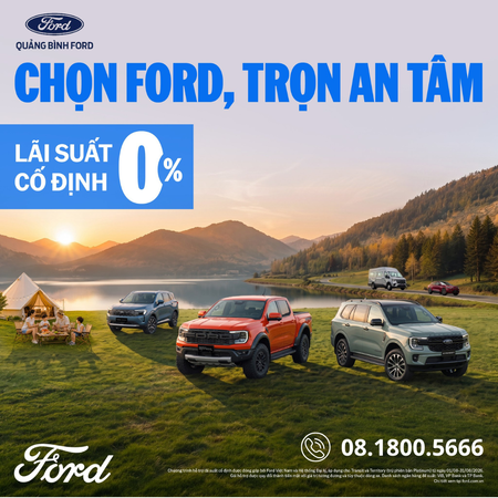 THÁNG 08 – CHỌN FORD, TRỌN AN TÂM